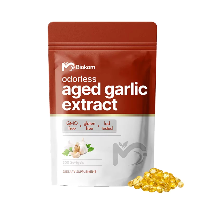 Tianz-Customized-Label-Odorless-Organic-Garlic-Capsules-Supplement-Aged-Garlic-Extract-Softgels-Supports-Immune-Heart-Health