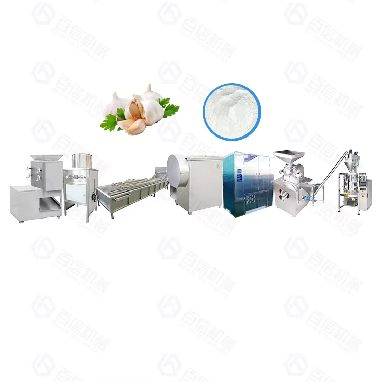Tianz-Electric-Garlic-Processing-Machines-Automatic-Garlic-Clove-Breaking-And-Peeling-Garlic-Powder-Production-Line