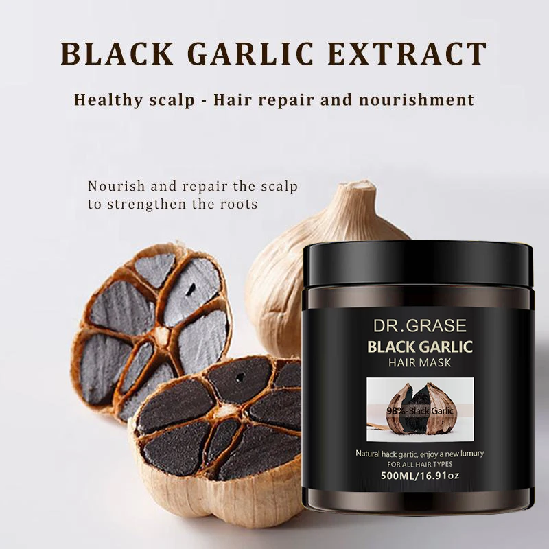 Tianz-Private-Label-Deep-Repair-Sulfate-Free-Black-Garlic-Anti-breakage-Hair-Mask